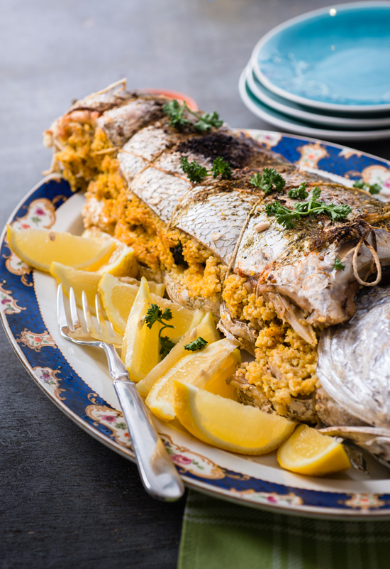 Fish Stuffed With Couscous recipe