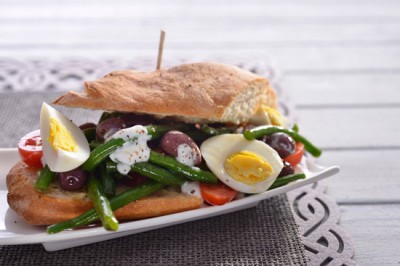 Egg And Beans Sandwich recipe