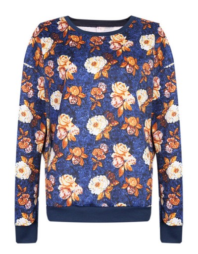 Floral-print-sweater