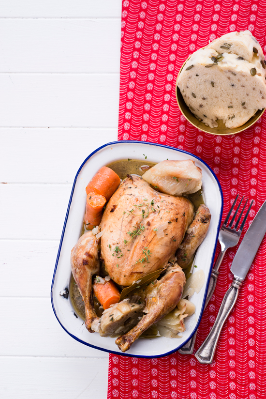 Boiled Chicken With Vegetables recipe