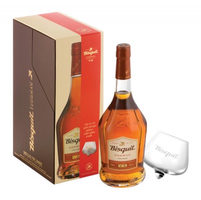 Bisquit--Cognac-Gift-Pack-750ml-VS-with-50ml-Roller-Glass