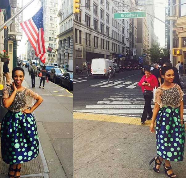 See pics of Nandi Mngoma living it up in New York