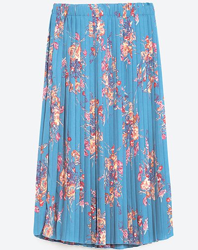 4. Pleated skirt, R529, Zara