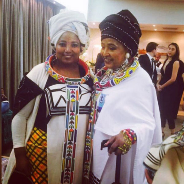 Winnie Mandela with Criselda