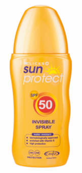 Sun protect invisi spray SPF50 sunscreen