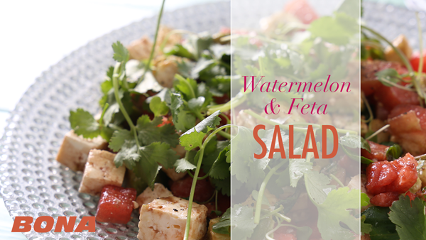 Watermelon and feta salad recipe