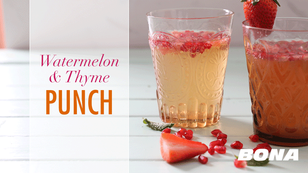 Watermelon and thyme punch recipe
