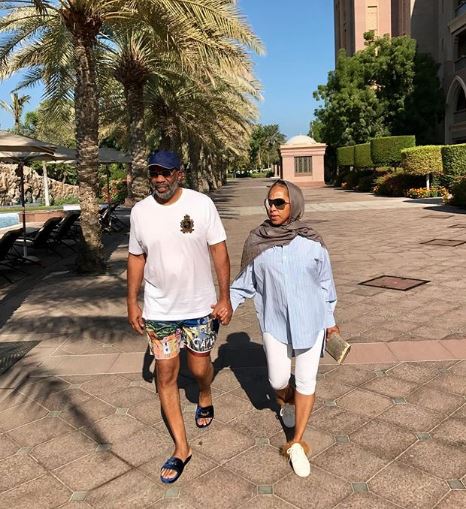 Marjorie and Steve Harvey are living it up in Abu Dhabi