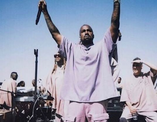 Kanye West debuts his new song at Coachella