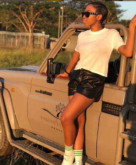 Tumi Voster celebrates her birthday on a luxurious safari