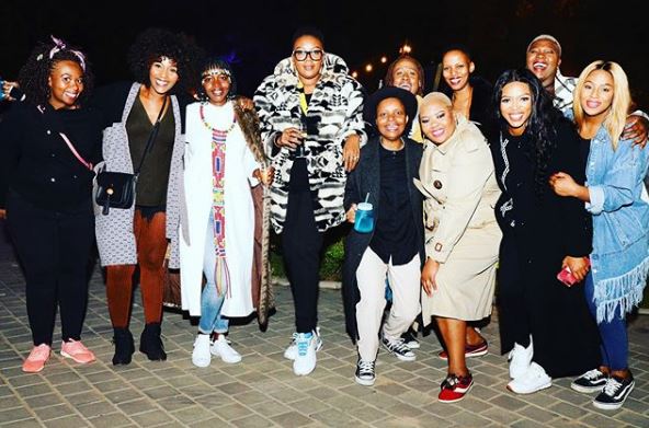 Inside Anele Mdoda's coats and sneakers-themed birthday celebration
