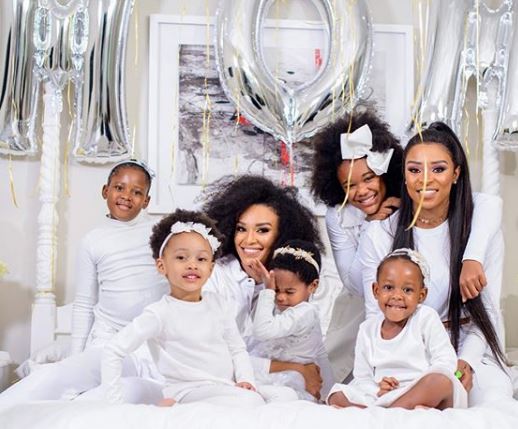Pearl Thusi and DJ Zinhle's Mother's Day heartwarming shoot