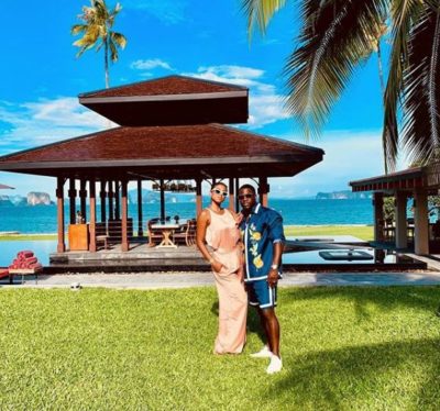 Kevin and Eniko Hart baecation in Thailand