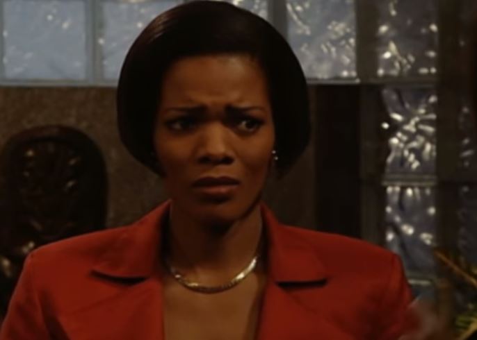 Connie Ferguson as a drug-addicted Karabo Moroka