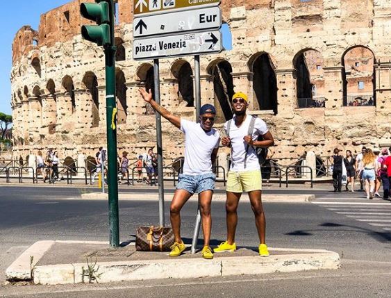 Somizi and Mohale are living it up on baecation