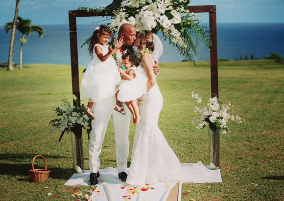 Dwayne Johnson and Lauren Hashian share more wedding pics