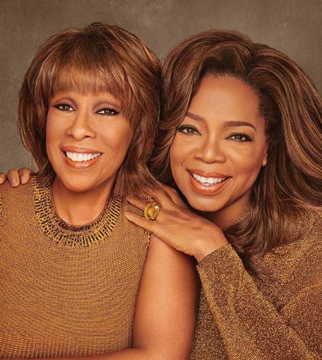 Oprah and Gayle share their first-ever magazine cover