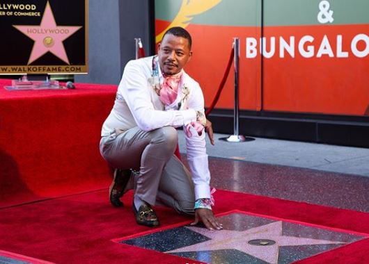 Terrence Howard receives a Hollywood Walk of Fame star