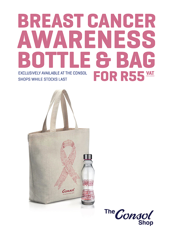 Breast Cancer Awareness Bottle & Bag