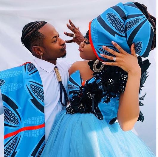 Bontle Modiselle & Priddy Ugly share traditional wedding pics