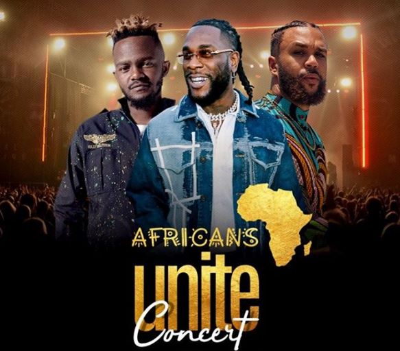 Burna Boy withdrawn from Africans Unite Concert