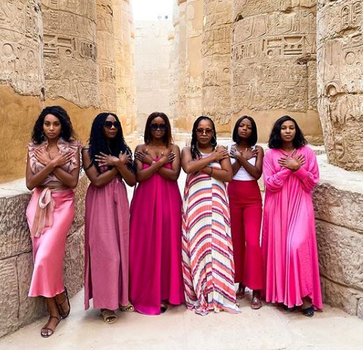 Celeste Khumalo's girls trip in Egypt