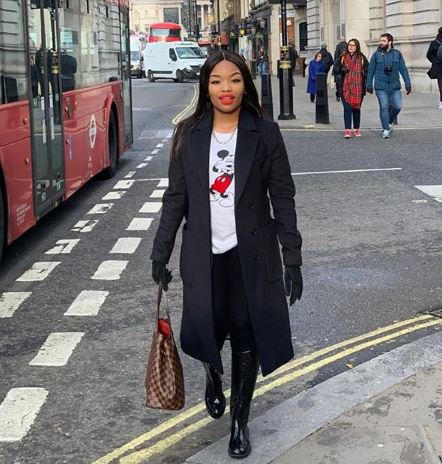 Zinhle Ngwenya's picturesque vacation in London