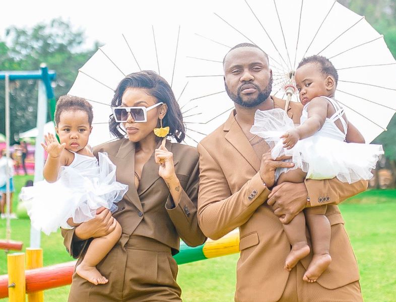 Lootlove and Reason throw their twin daughters a first birthday bash