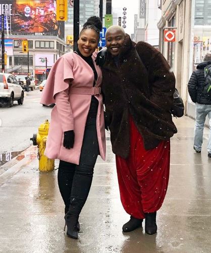 Celeste Ntuli and Phindili Gwala live it up in the US