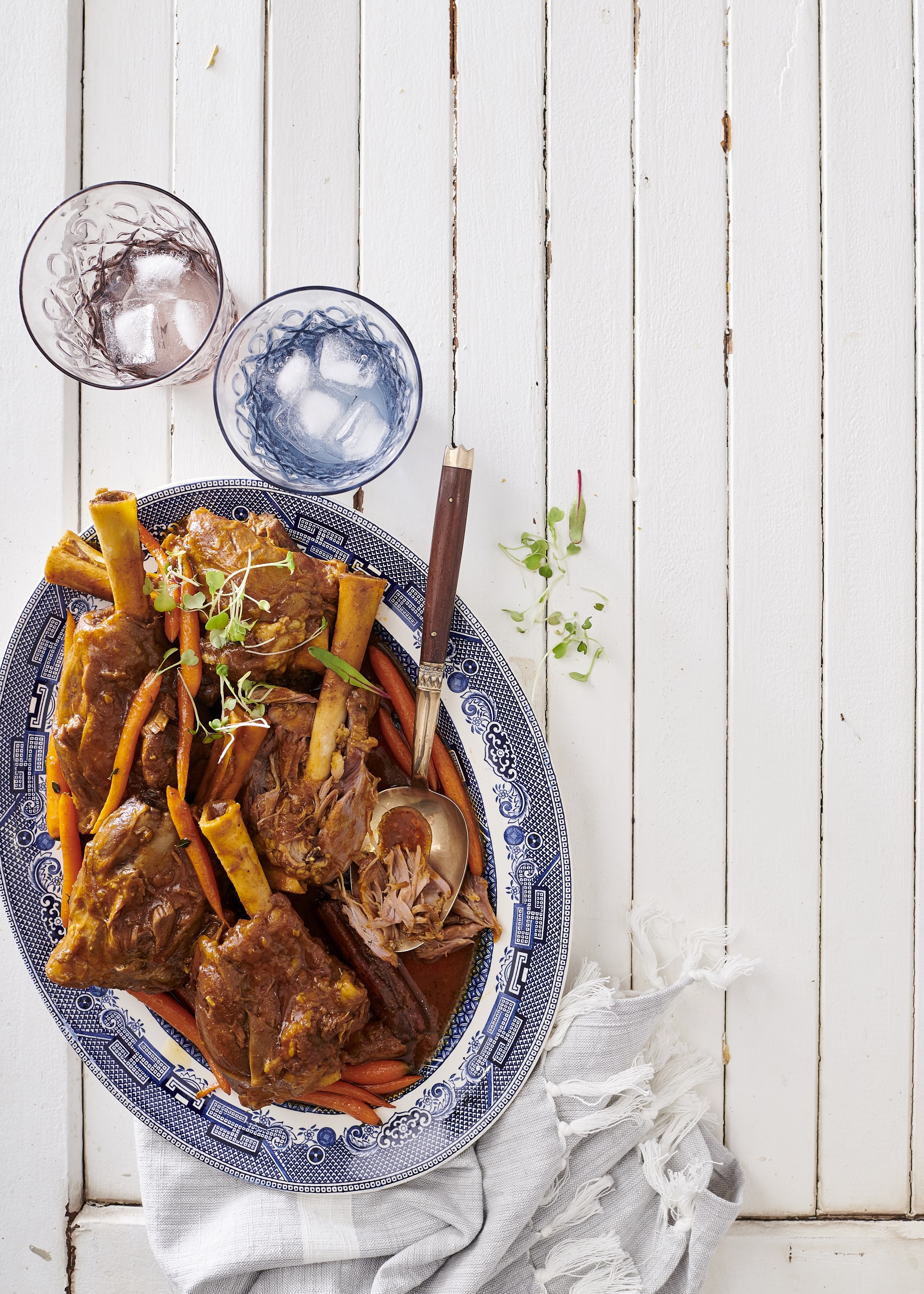 slow-cooked lamb shank