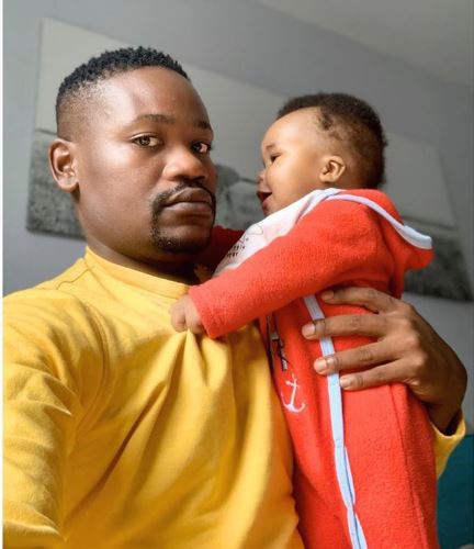 Clement Maosa finally shares pics of his baby boy