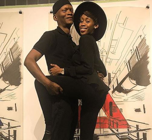 Warren Masemola and his wife are expecting!