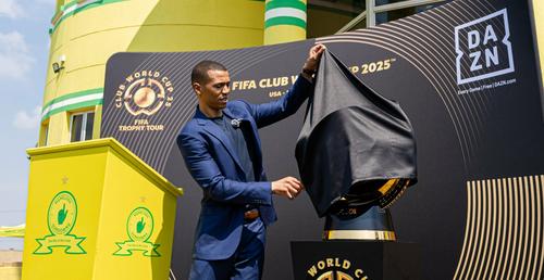 Mamelodi Sundowns the first to welcome the FIFA Club World Cup trophy to Africa shores | Bona Magazine