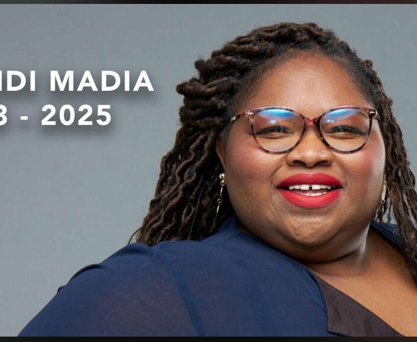 Tshidi Madia biography, EWN Associate Editor, South African political journalist, Politricking podcast, Cyril Ramaphosa interview, newsroom mentor, women in media South Africa, 2025 tribute, Bona Magazine