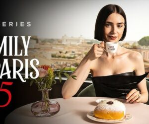 Emily in Paris Season 5, Lily Collins in Rome, Netflix Emily in Paris new cast, Emily Cooper Italian office, Emily in Paris December 2025 release, Minnie Driver Emily in Paris role, Bryan Greenberg Emily in Paris, Emily in Paris holiday season, Netflix fashion series, Bona Magazine
