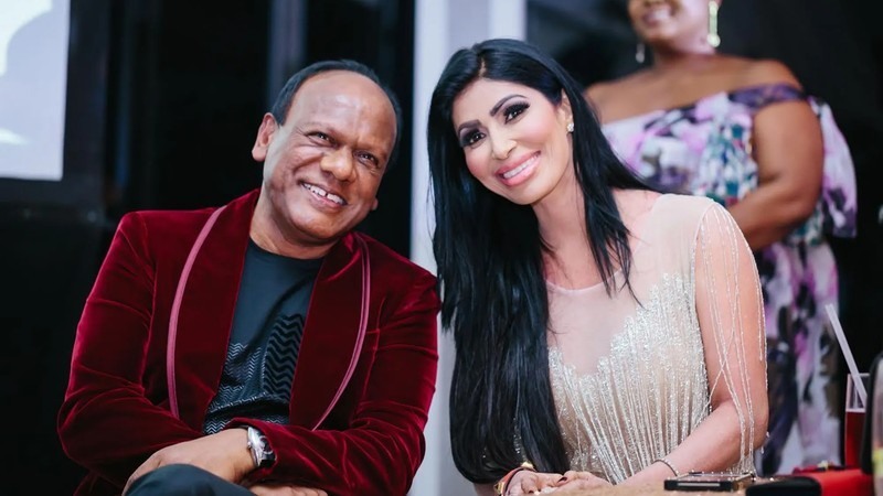 Sorisha Naidoo ring surprise, Vivian Reddy gift diamond, celebrity couple romantic moment, oyster box dinner surprise, South Africa love gesture, Bona Magazine