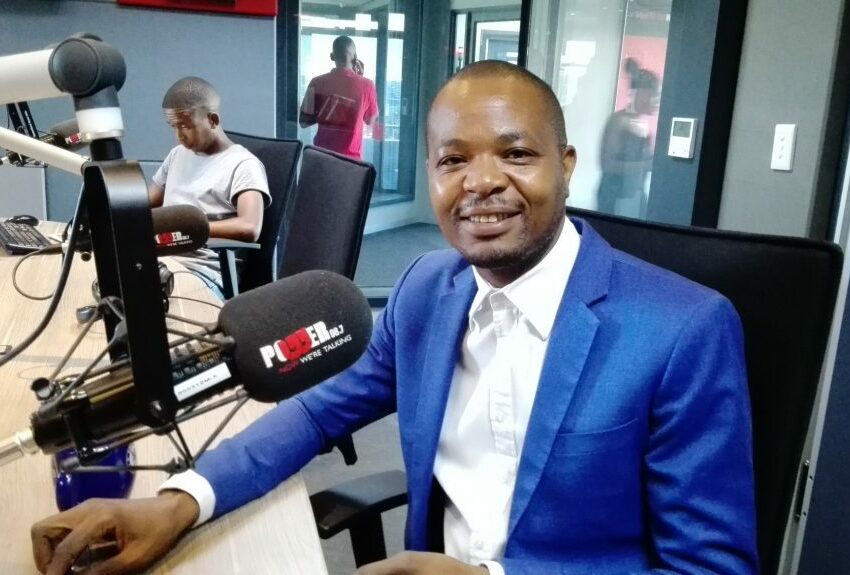 Given Mkhari and Ipeleng smiling at a public event, Power FM boss divorce news, South African celebrity couple