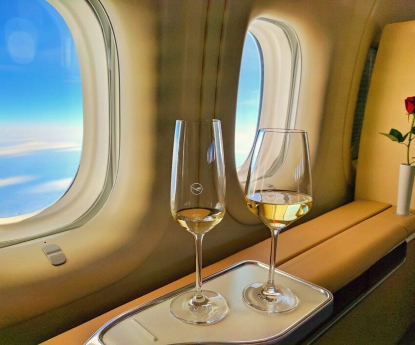 Emirates First Class R232K, A380 luxury cabin, TikTok viral Emirates, South African reactions, inflight shower, Joburg travel dream, Bona Magazine