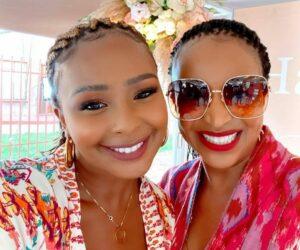 Boity Thulo with her mother, Modiehi Thulo birthday photo, ageless beauty South African celeb mama, prophetess mom style, fans swooning over celebrity mom, Bona Magazine