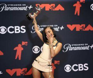 Tyla VMAs outfit, daring Chanel micro mini dress, MTV VMAs 2025 red carpet, American social media roast, South African fans defend, Tyla award win, Bona Magazine