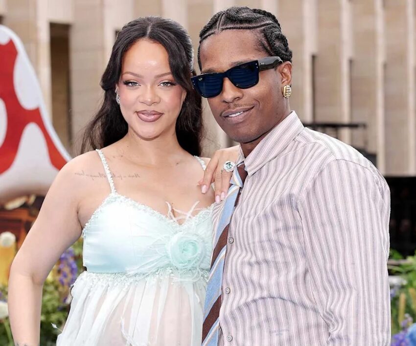 Rihanna and A$AP Rocky secret wedding, celebrity couple speculation, Rihanna third pregnancy, A$AP Rocky marriage hint Bona Magazine