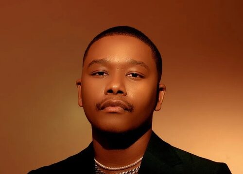 Langa Mavuso Therapy album cover, South African singer in reflective mood, Therapy (The Other Side) release poster, emotional healing songs, new album 2025, Bona Magazine