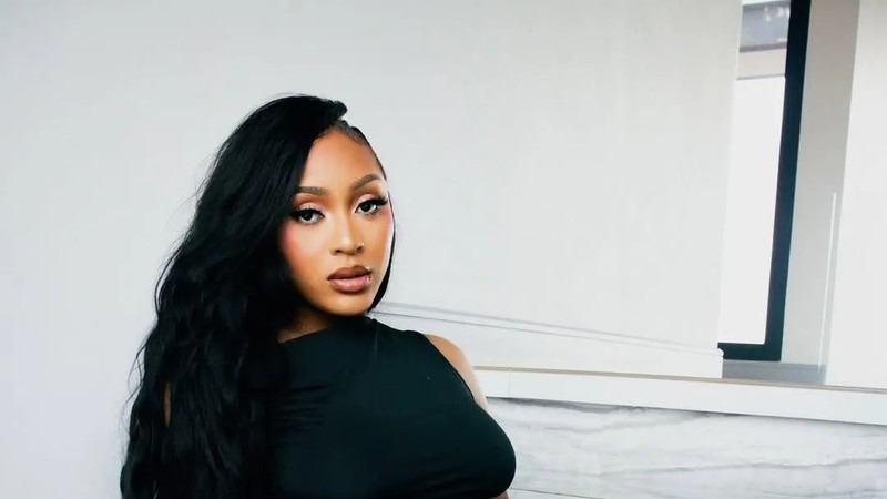 Nadia Nakai speaking to camera, revelation, cosmetic surgery confession, Beyond Bragga show, South African star, Bona Magazine