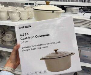 PEP Home cast iron casserole pot, South African kitchenware, affordable cookware, home finds, Bona Magazine