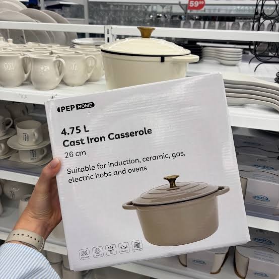 PEP Home cast iron casserole pot, South African kitchenware, affordable cookware, home finds, Bona Magazine