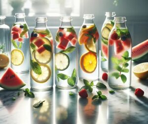 infused water with fruit and herbs, loaded water trend South Africa, colorful hydration drink, bona Magazine