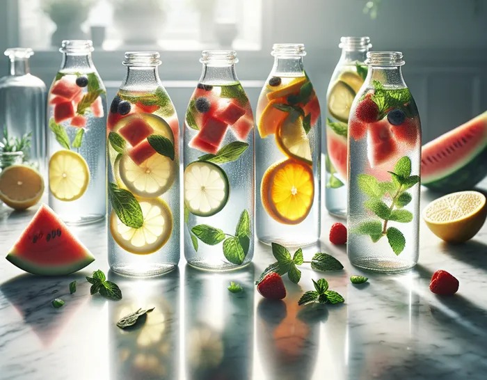 infused water with fruit and herbs, loaded water trend South Africa, colorful hydration drink, bona Magazine