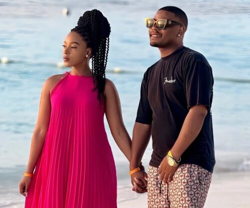 Lorraine Moropa portrait, MacG podcast screenshot, Tyler ICU engagement photo, South African celebrity breakup, red-flag comment resurgence, Bona Magazine
