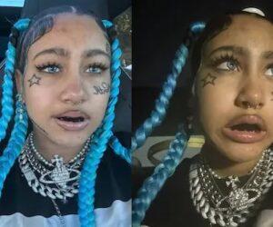 North West turquoise hair outfit, Shamiso Mosaka facial jewellery comparison, South African influencer style, Bona Magazine