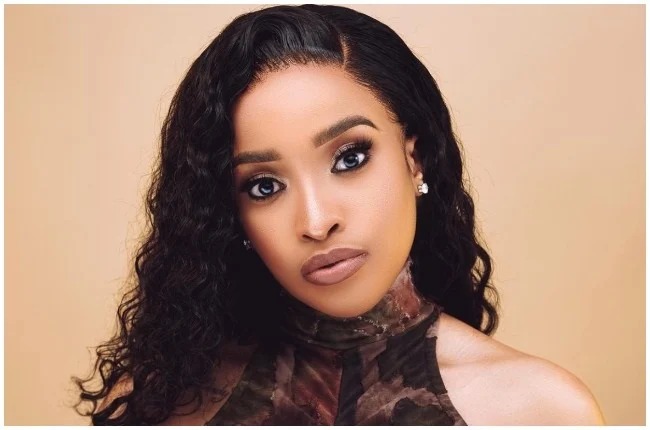 Cindy Mahlangu modelling jeans, MM Jeans launch South Africa, inclusive denim brand for every body, South African celebrity entrepreneur, Bona Magazine